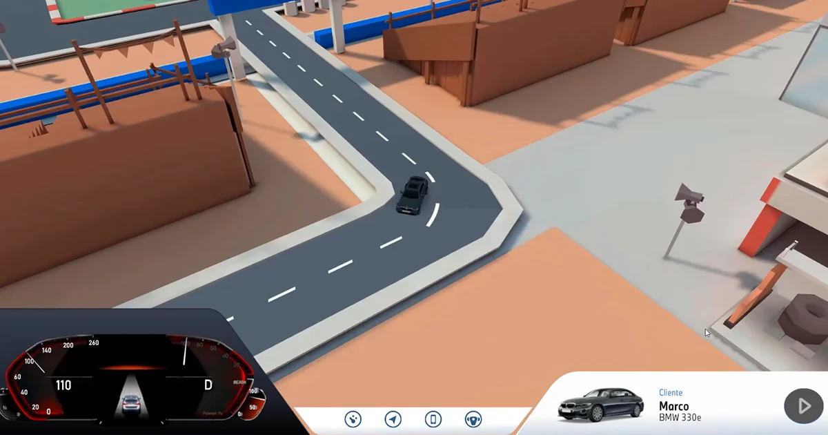BMW's learning game for electric vehicle sales techniques — project image