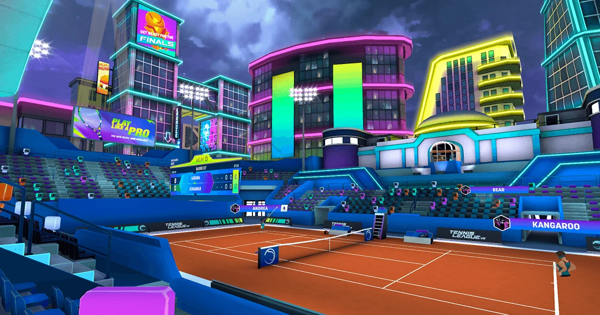 Il campo da tennis diventa un’esperienza VR.