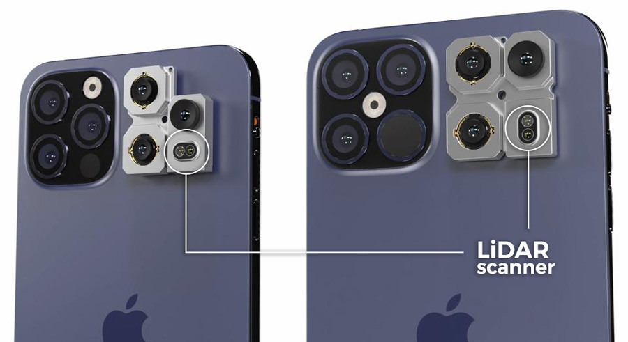 Sensori LiDAR - camere e scanner iPhone 12