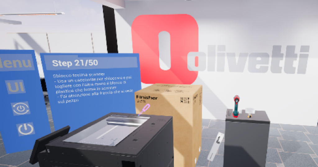 Olivetti printers installation simulator - AnotheReality