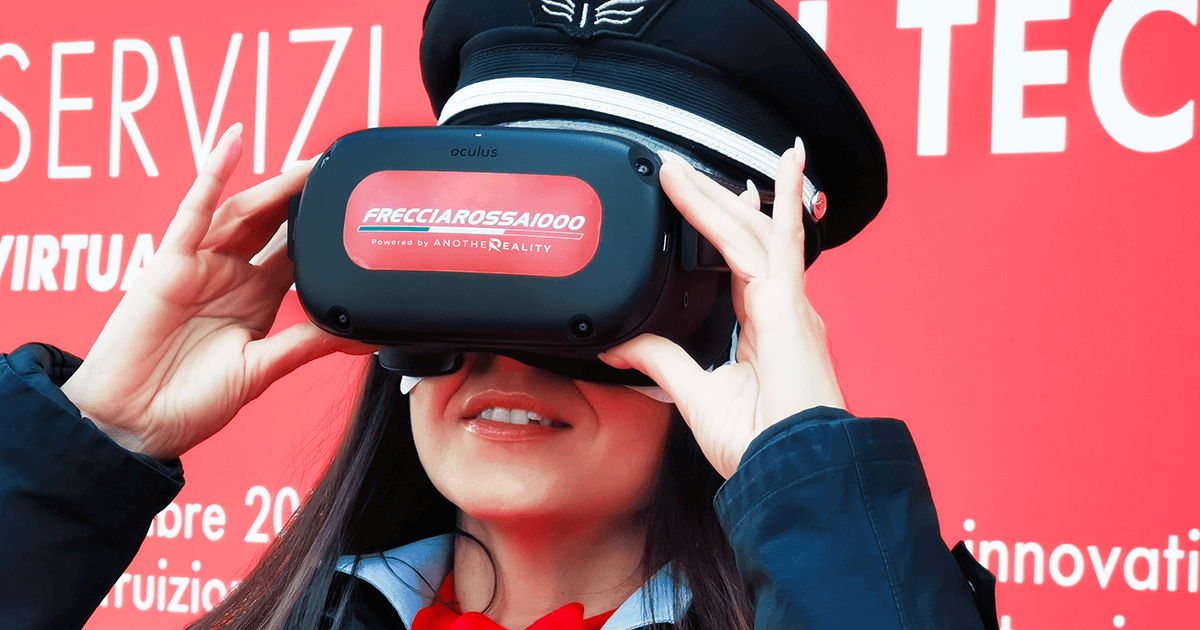 Frecciarossa VR: l'intrattenimento immersivo a bordo treno